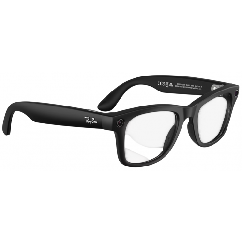 Умные очки Ray-Ban Meta* Wayfarer Gen 2 Matte Black, Фотохромные линзы Clear to Grey Transitions (RW4012), размер L